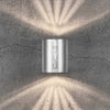 Canto 2 IP44 Coastal Up and Down Galvanized LED Wall Light