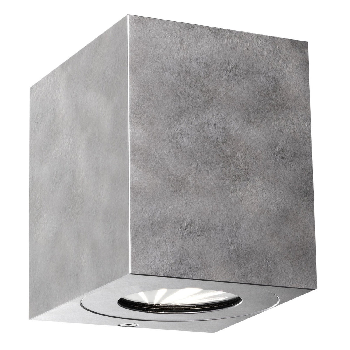 Canto Kubi 2 IP44 Coastal Up and Down Galvanized LED Wall Light
