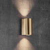 Canto Maxi 2 IP44 Coastal Up and Down Wall Light In Brass