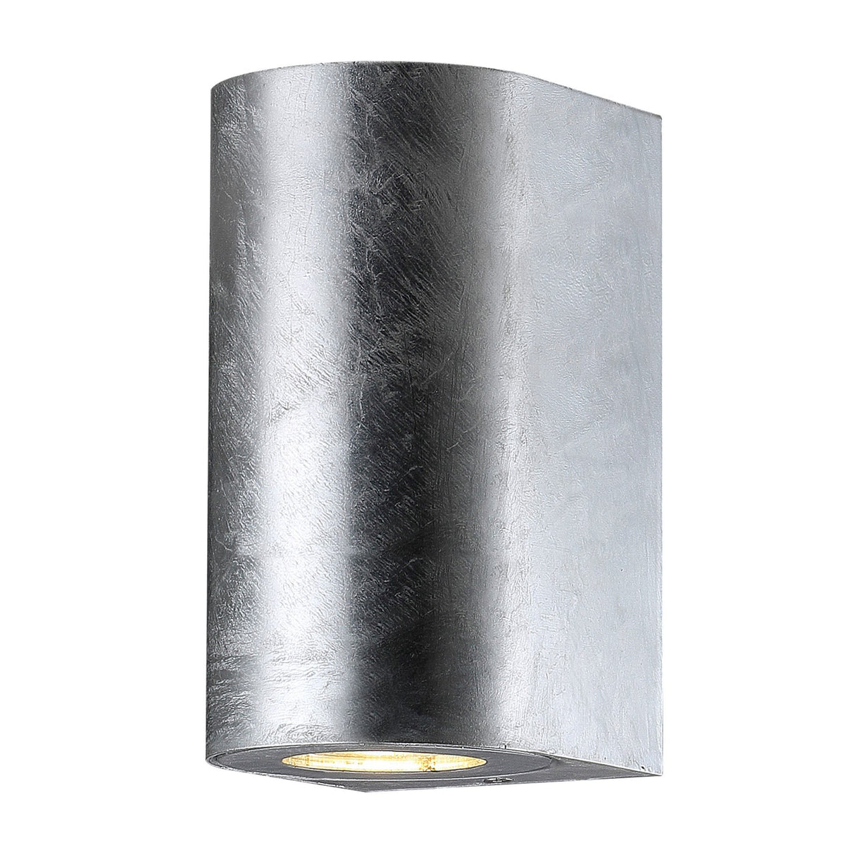 Canto Maxi 2 IP44 Coastal Up and Down Galvanized Wall Light