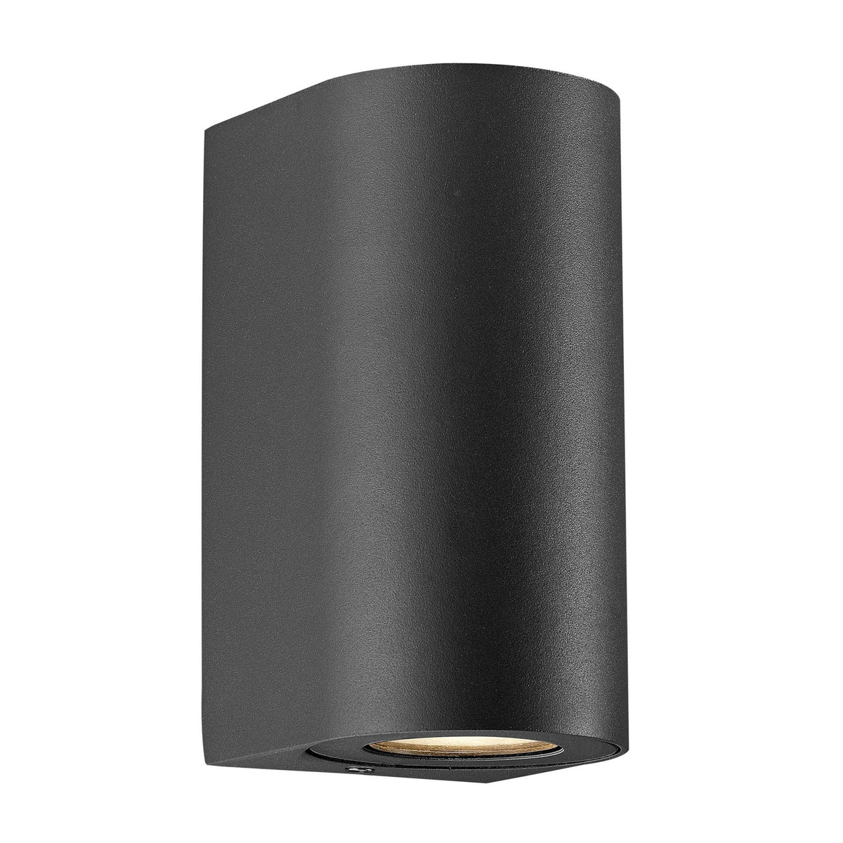 Canto Maxi 2 IP44 Coastal Up and Down Wall Light in Black