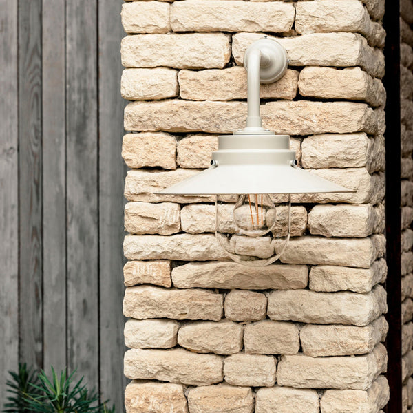 Semington Wall Light in Clay Steel