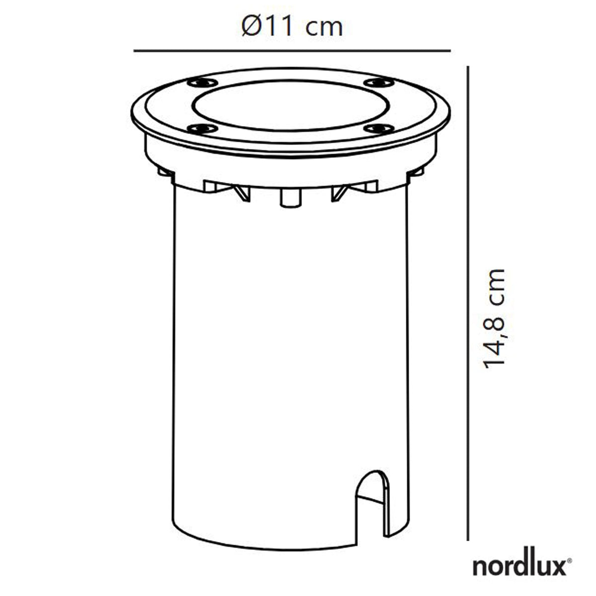 Andor Round Recessed GU10 Ground Light
