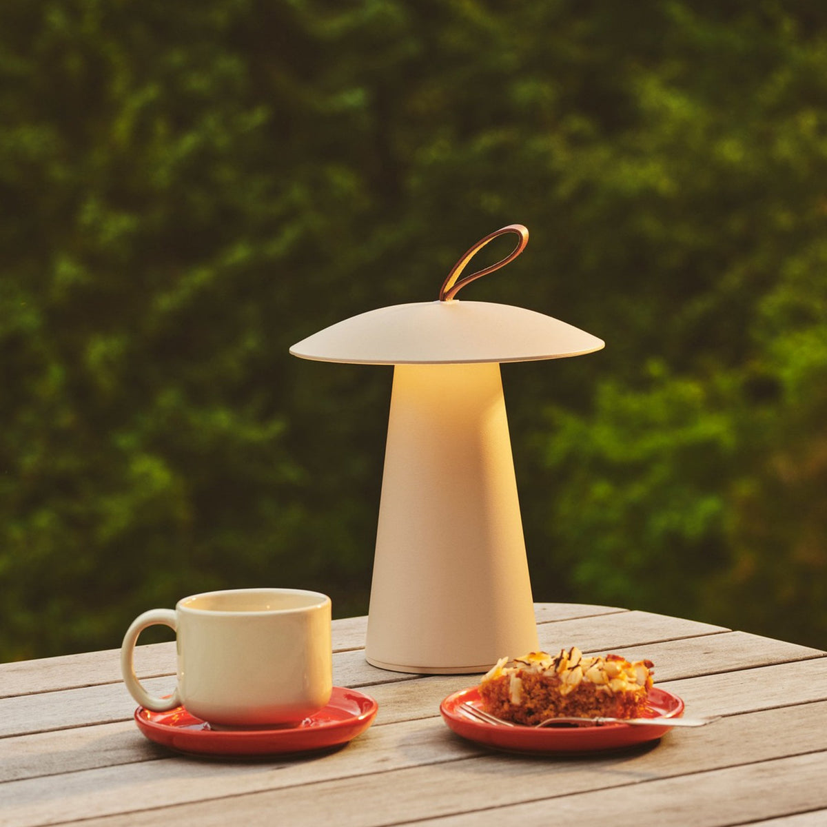 Ara To-Go Rechargeable Portable Table Lamp in Sand