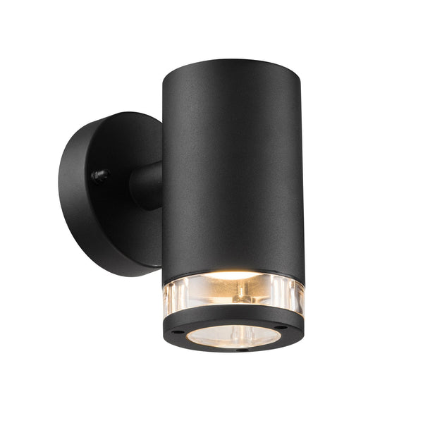 Birk Outdoor Single IP44 Wall Light in Black
