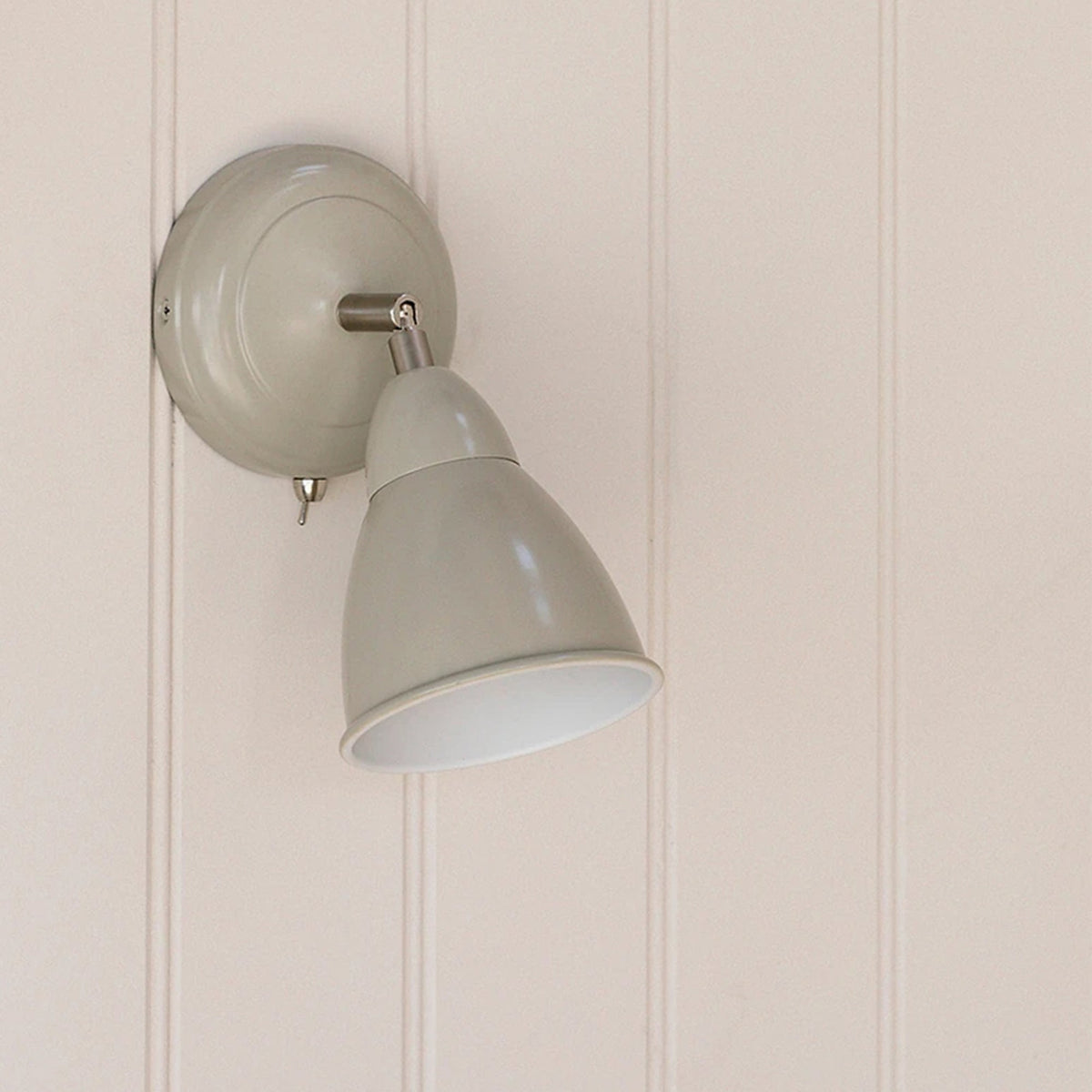 Harlaxton Wall Light in Clay Steel