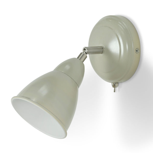 Harlaxton Wall Light in Clay Steel