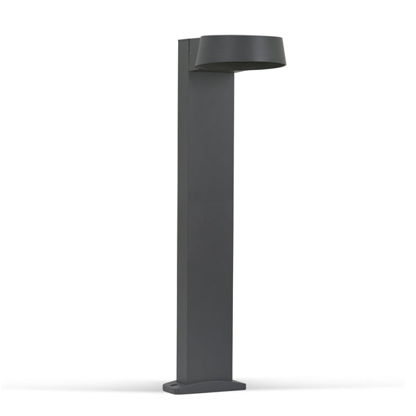 Litcham Outdoor Path Post Light in Grey Aluminium