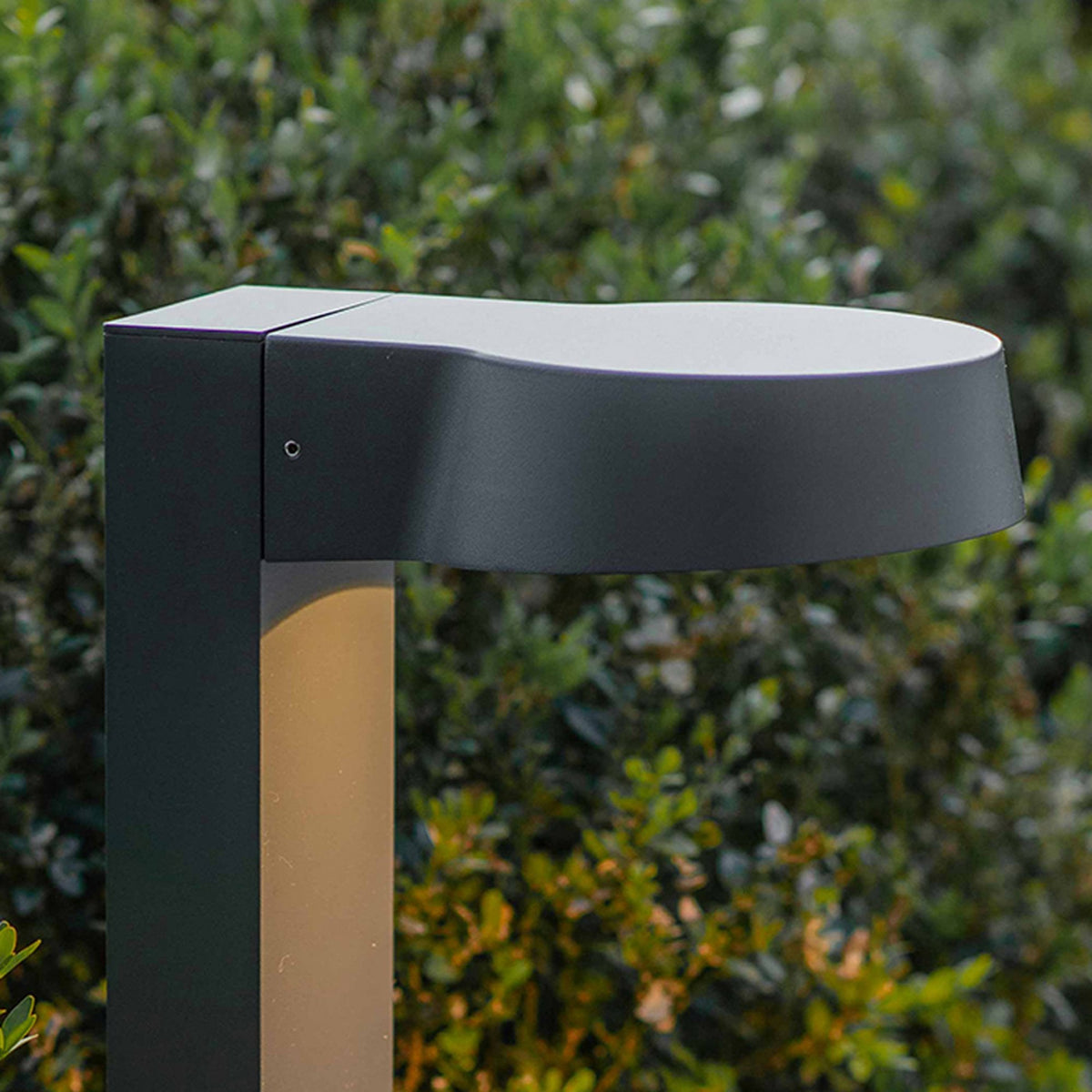 Litcham Outdoor Path Post Light in Grey Aluminium