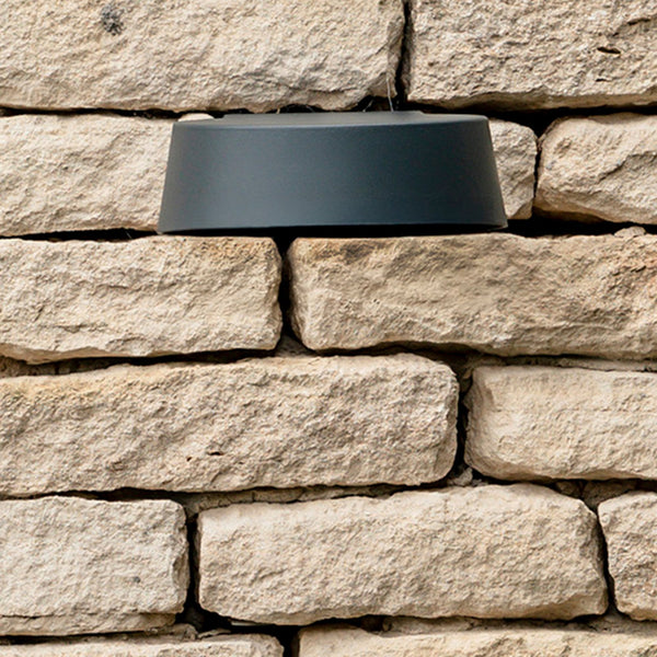 Litcham Outdoor Wall Light in Grey Aluminium