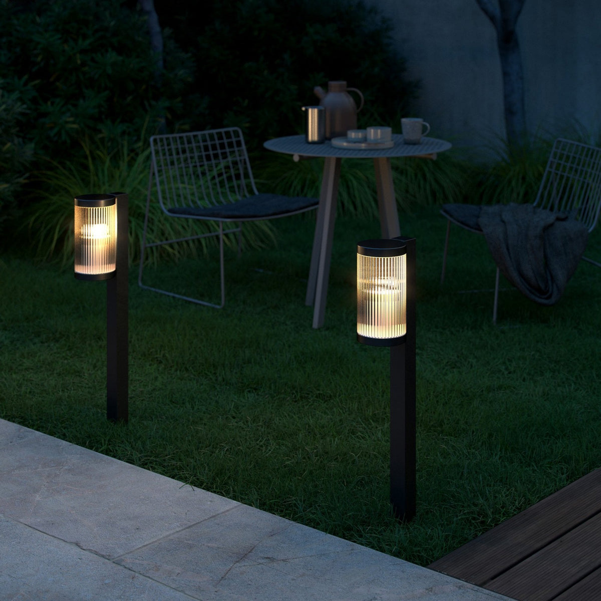 Coupar IP54 Bollard Light in Black