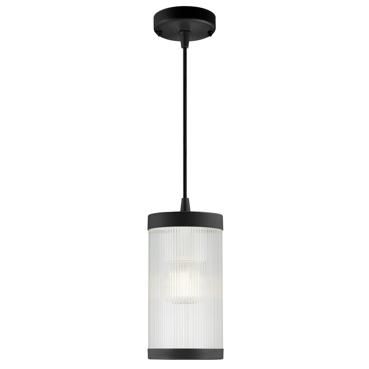 Coupar Outdoor IP33 Pendant in Black