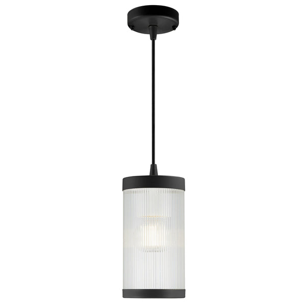 Coupar Outdoor IP33 Pendant in Black