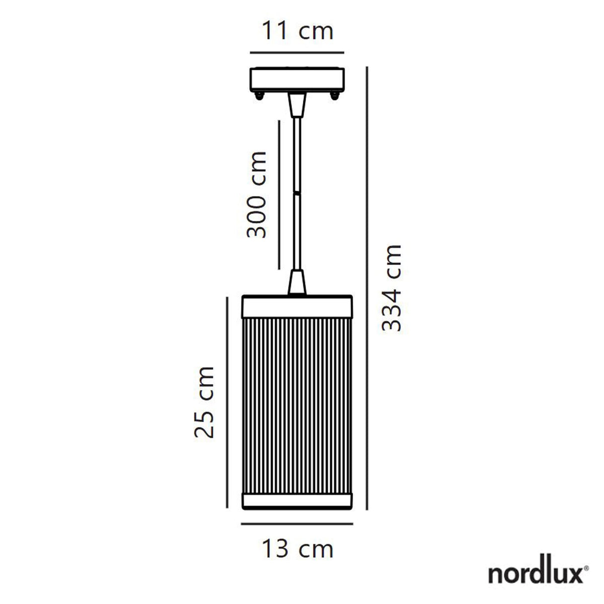 Coupar Outdoor IP33 Pendant in Black