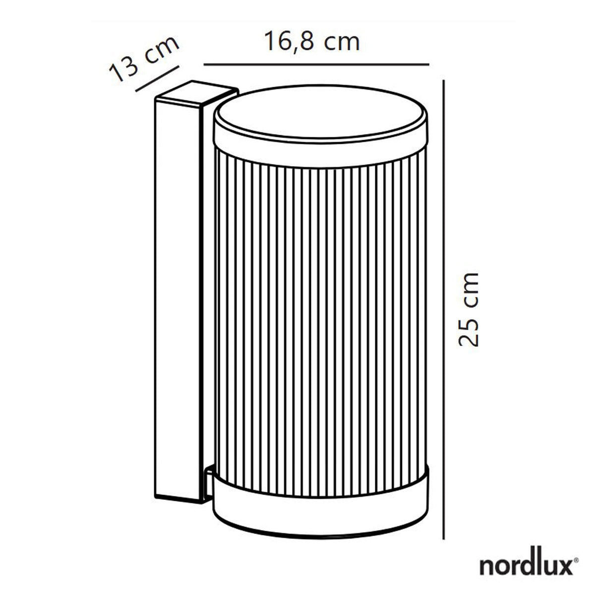 Coupar Outdoor IP54 Wall Light in White