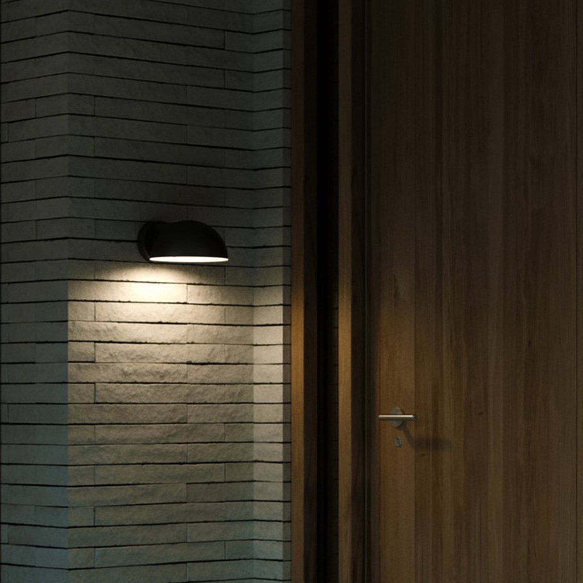 Clarso Outdoor IP44 Wall Light in Black