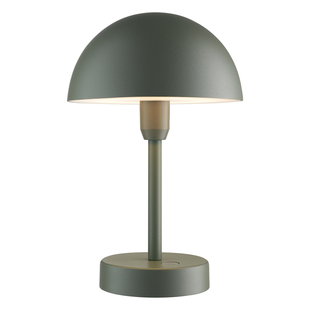 Ellen To-Go Rechargeable Portable Table Lamp in Olive Green