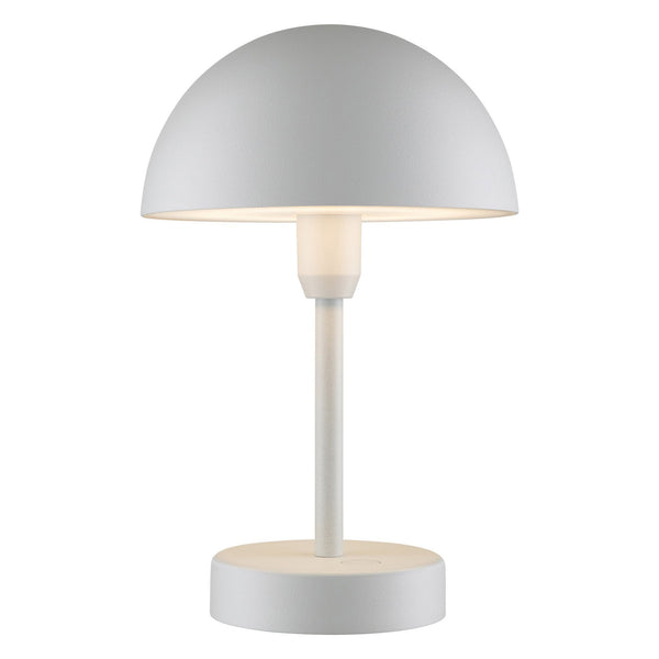 Ellen To-Go Rechargeable Portable Table Lamp in White