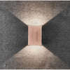 Fold 10 Coastal IP54 LED Wall Light in Copper