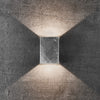 Fold 10 Coastal IP54 LED Galvanized Wall Light