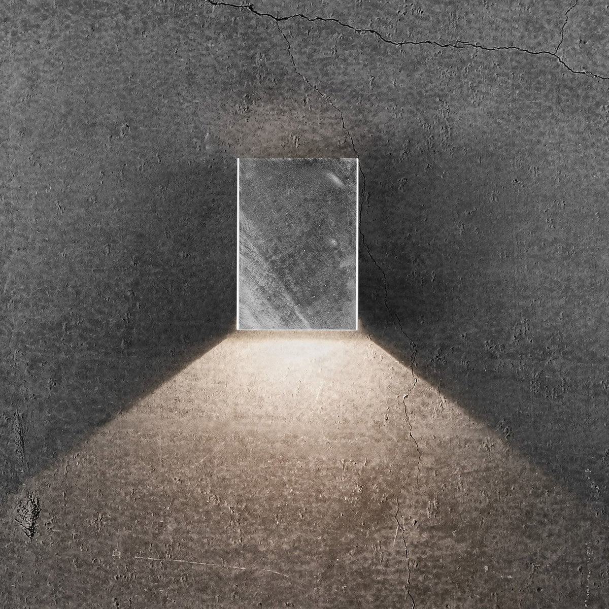 Fold 10 Coastal IP54 LED Galvanized Wall Light