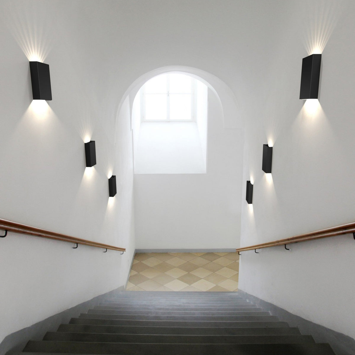 Fold 15 IP54 LED Wall Light in Black