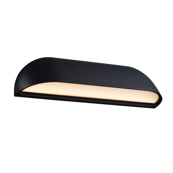 Front 26 IP44 LED Wall Light In Black