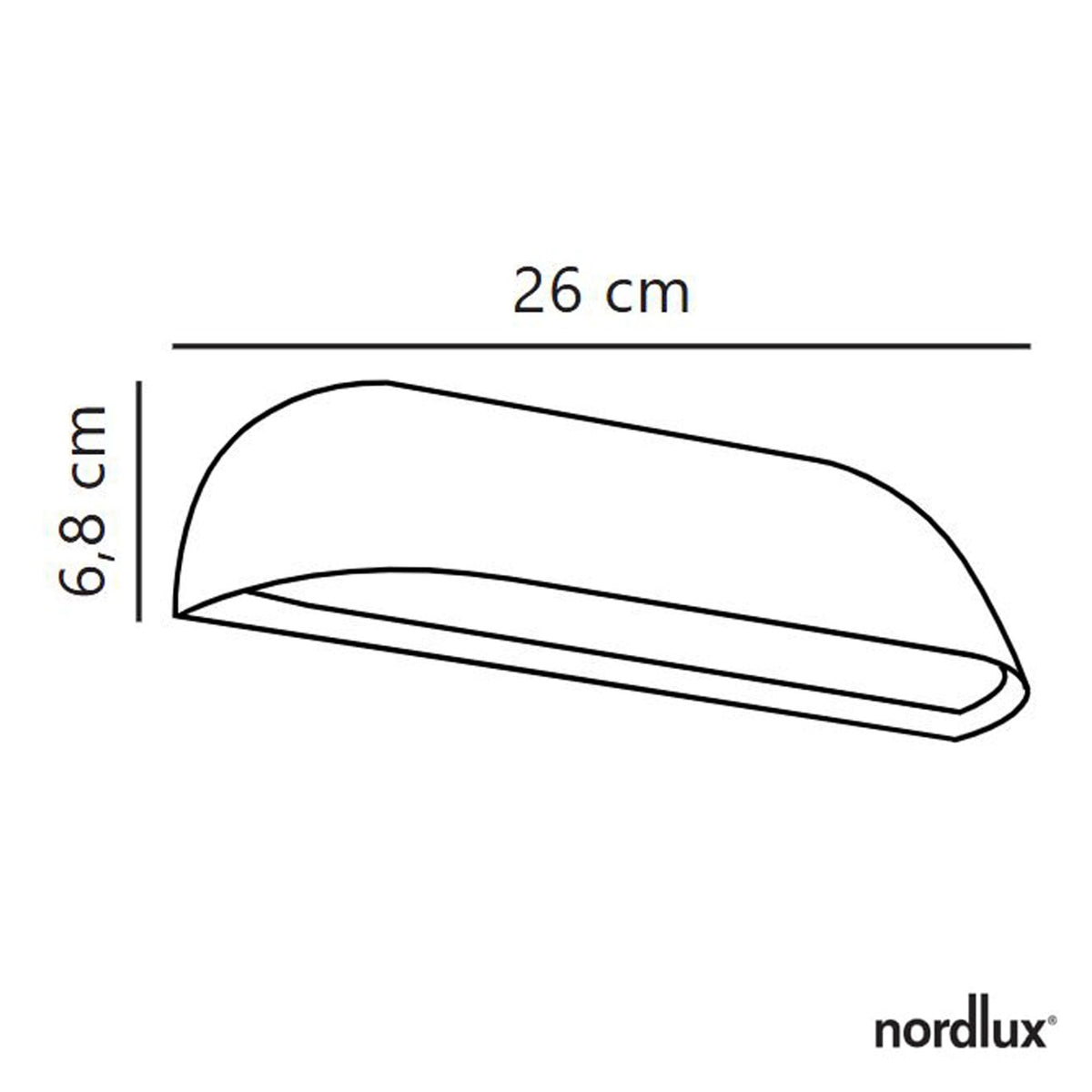 Front 26 IP44 LED Wall Light In White