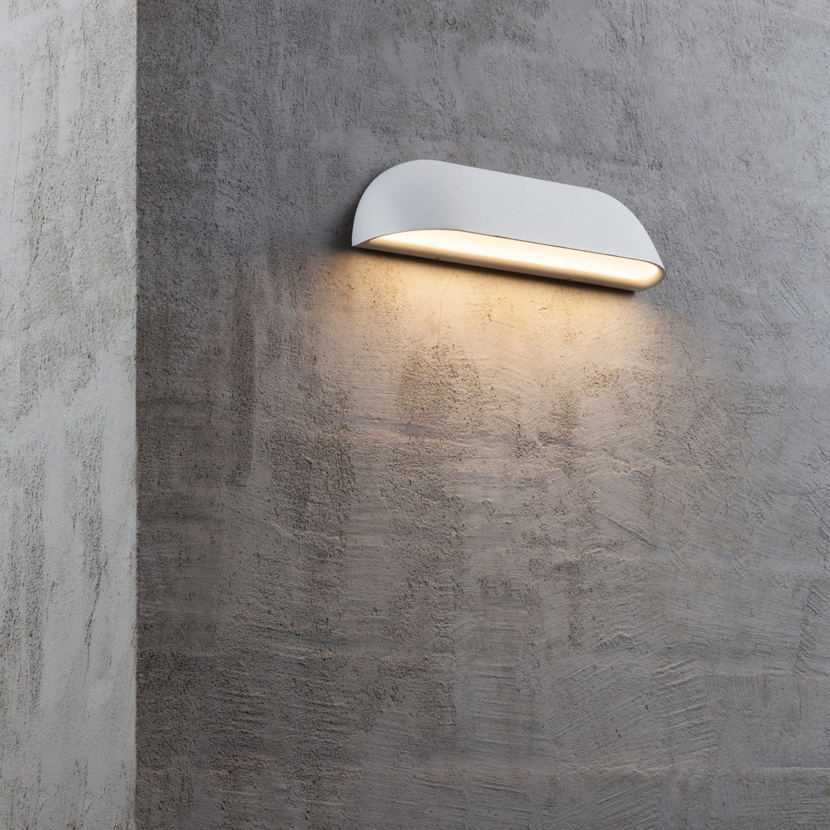 Front 26 IP44 LED Wall Light In White