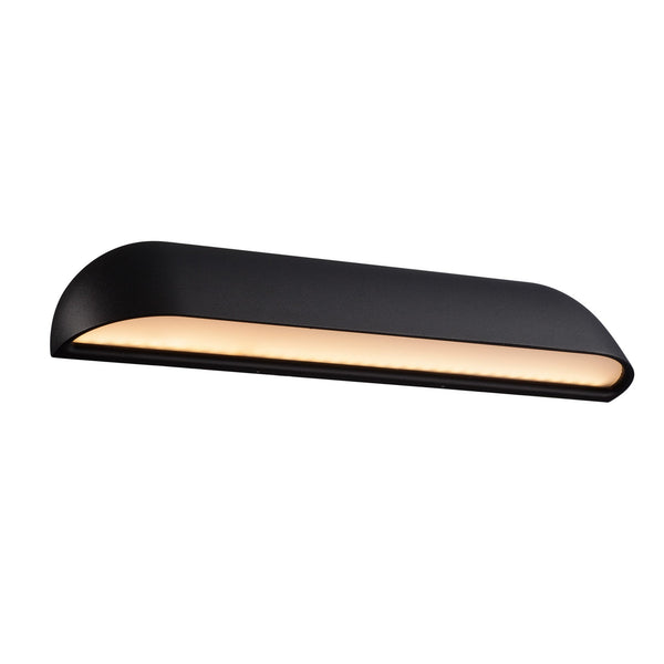 Front 36 IP44 LED Wall Light In Black