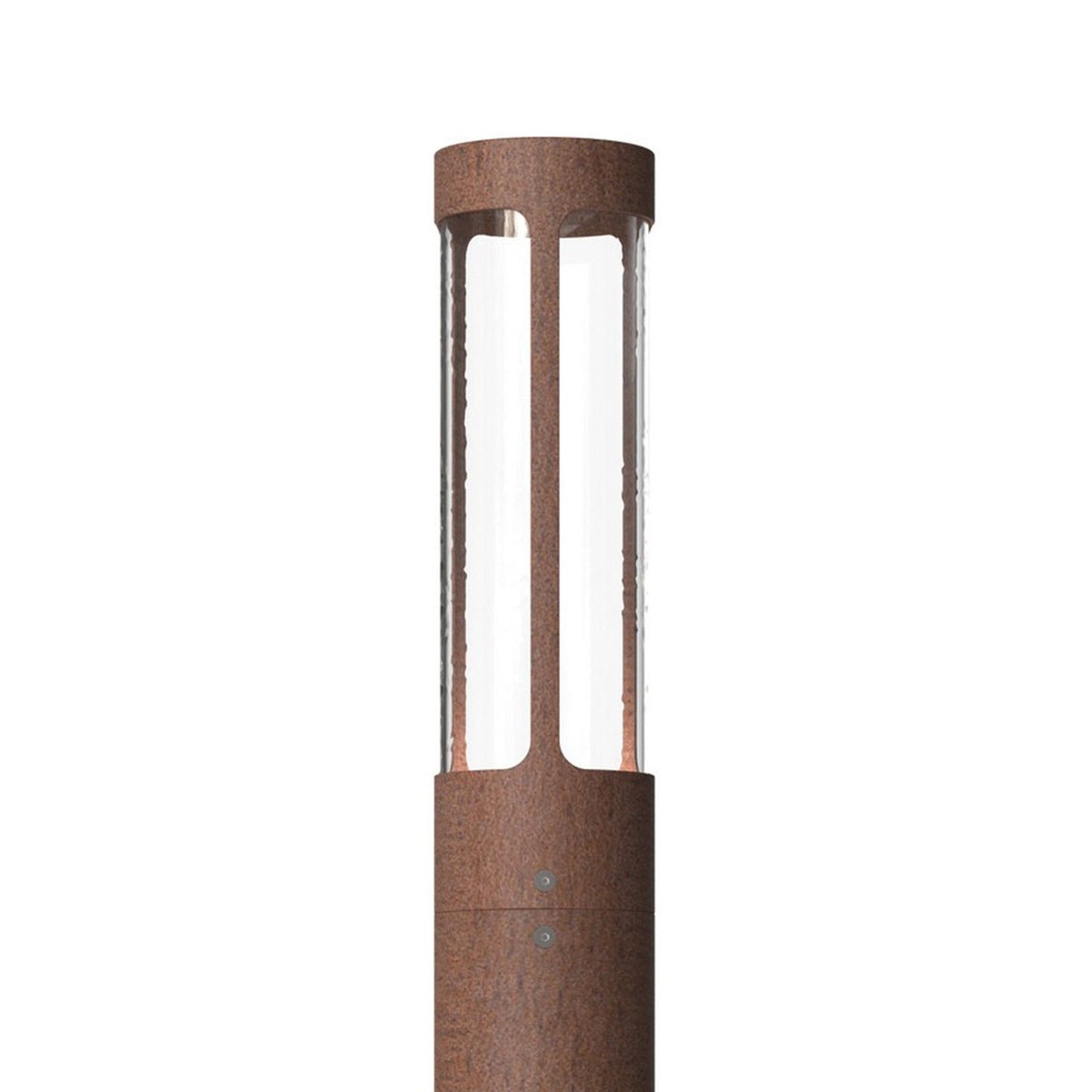 Helix IP44 Coastal Bollard Light in Corten Weathering Steel