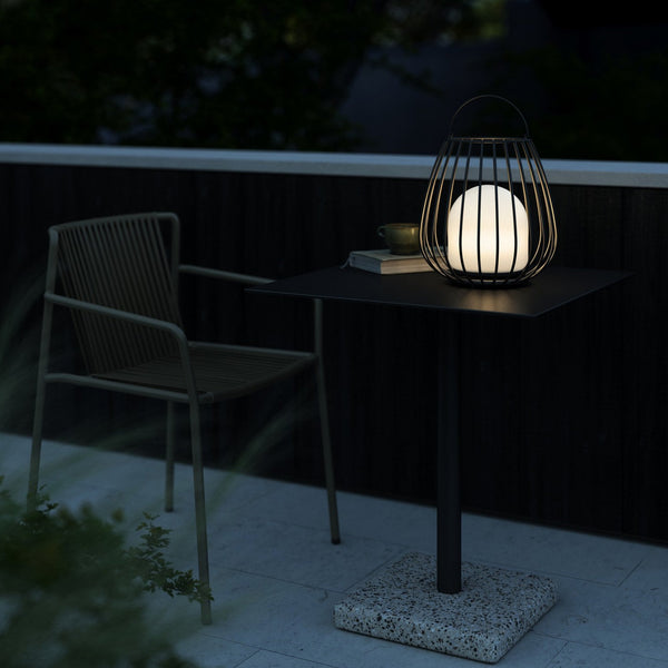 Jim To-Go Rechargeable Portable Table Lamp in Black