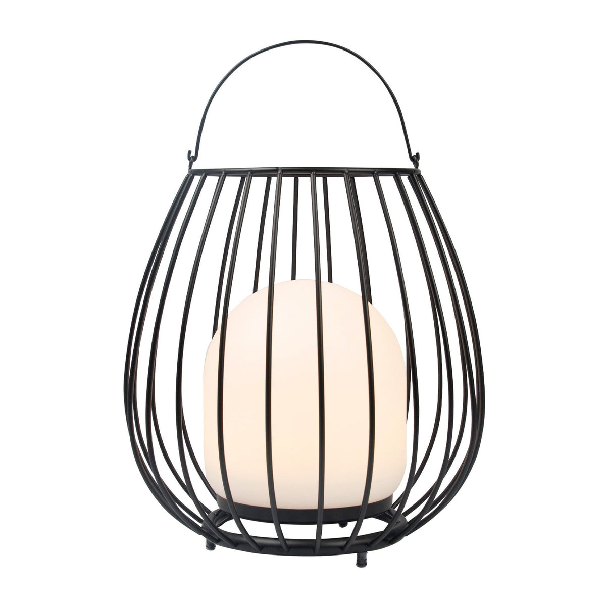 Jim To-Go Rechargeable Portable Table Lamp in Black