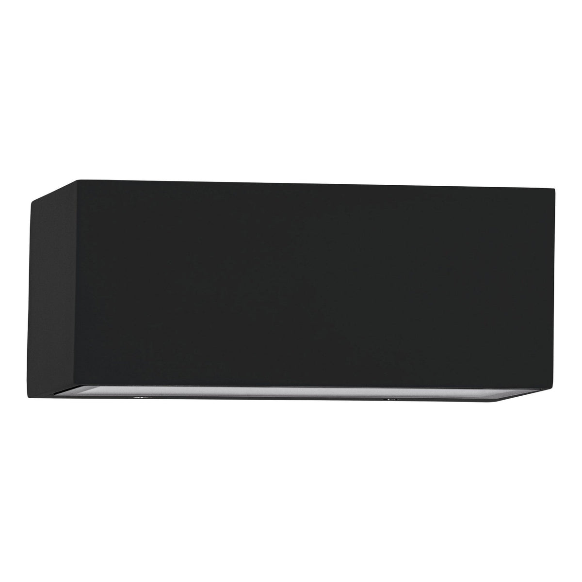 Spongano Wide Up & Down IP65 Wall Light in Black with Tunable White LED