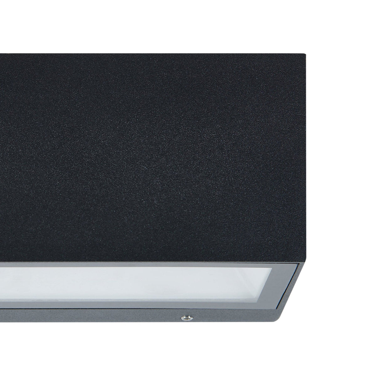 Spongano Wide Up & Down IP65 Wall Light in Black with Tunable White LED