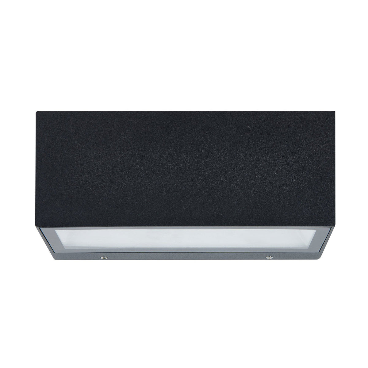 Spongano Wide Up & Down IP65 Wall Light in Black with Tunable White LED