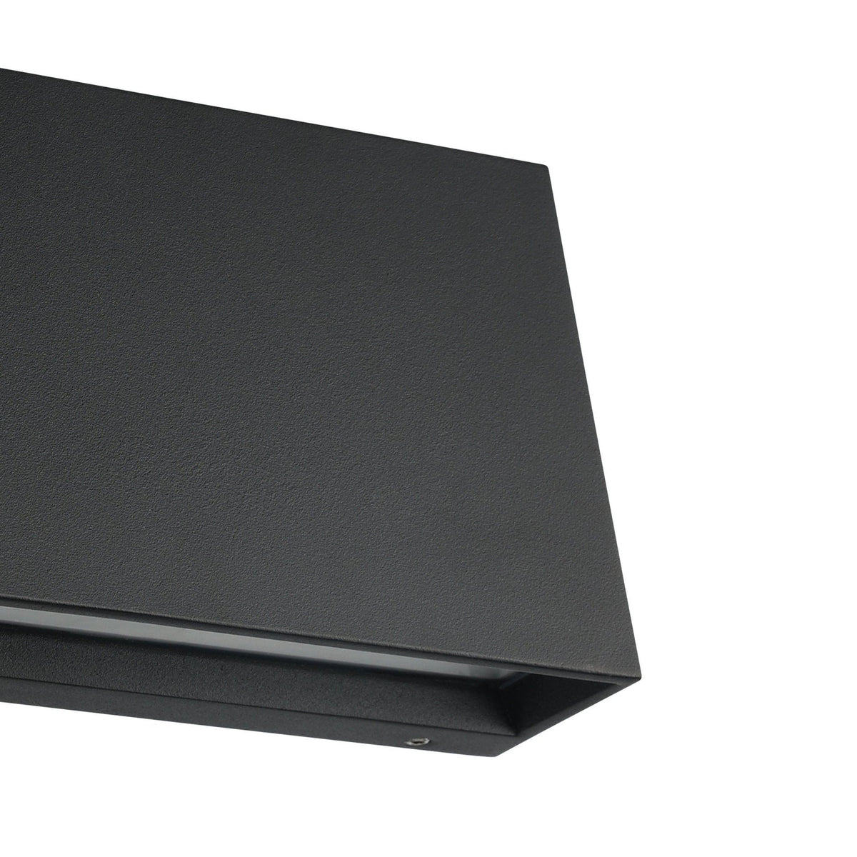 Spongano Slope Down IP65 Wall Light in Black with Tunable White LED