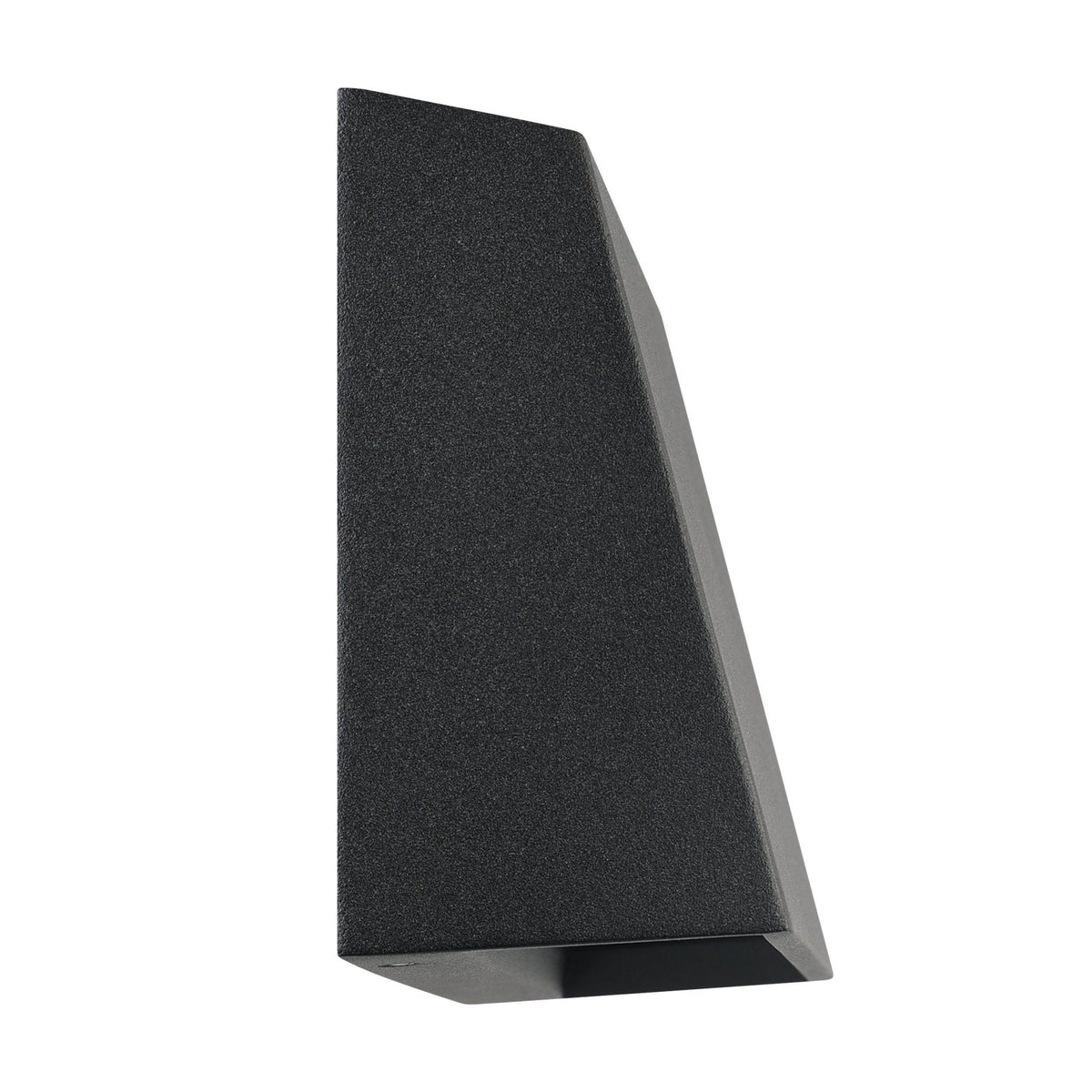 Spongano Slope Down IP65 Wall Light in Black with Tunable White LED