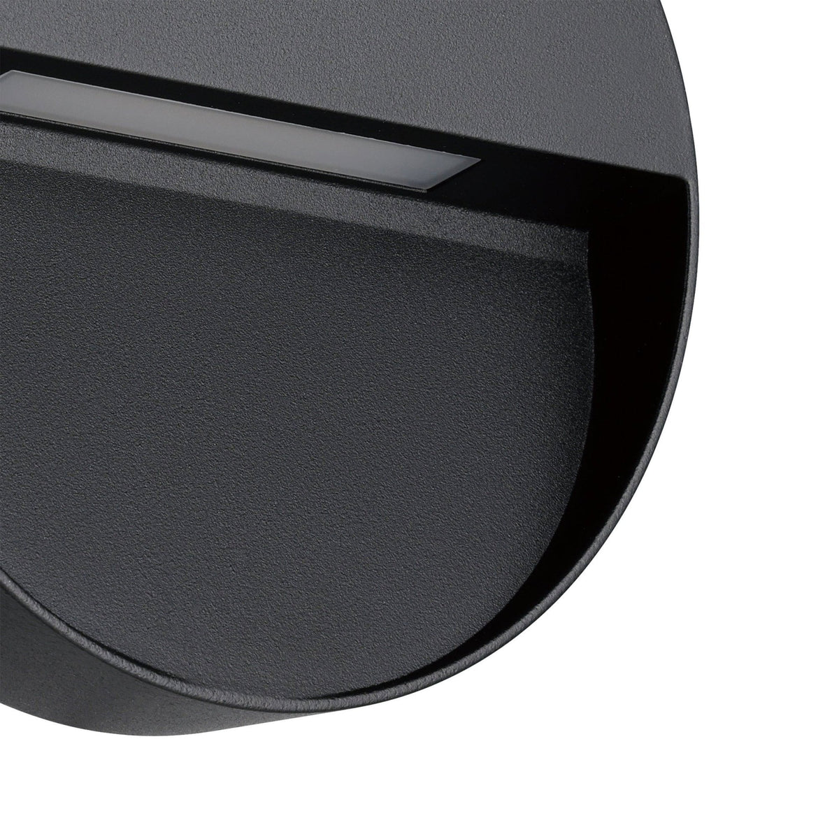 Maruggio Round IP65 Wall Light in Black with Tunable White LED