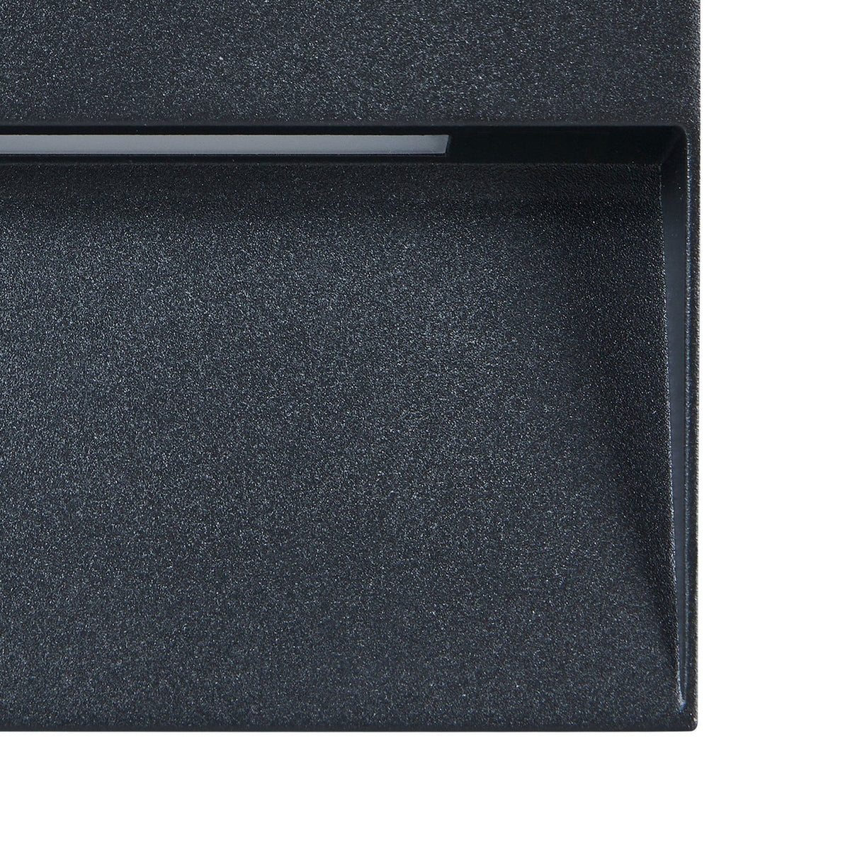 Maruggio Square IP65 Wall Light in Black with Tunable White LED
