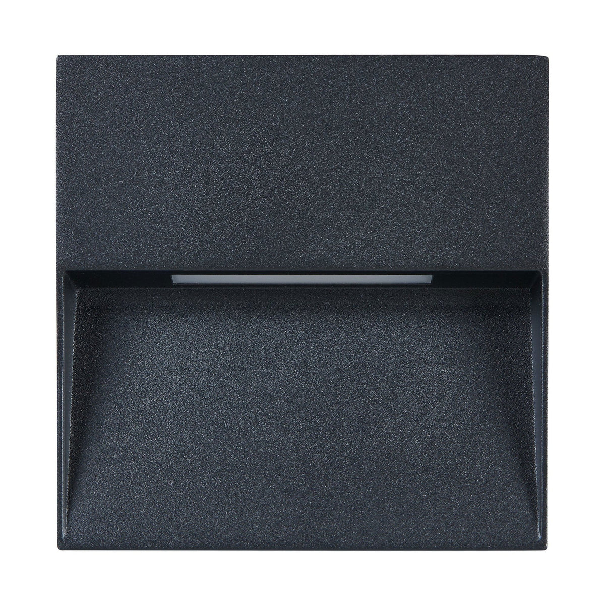 Maruggio Square IP65 Wall Light in Black with Tunable White LED