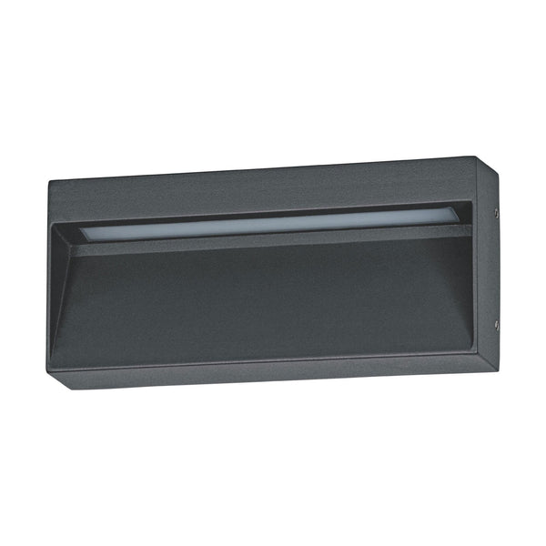 Maruggio Rectangle IP65 Wall Light in Black with Tunable White LED