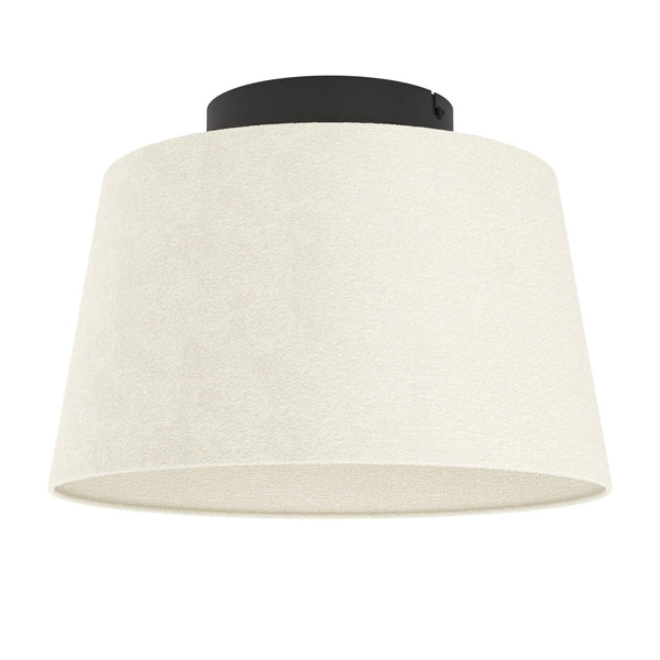 Febres Ceiling Light with White Fabric Shade