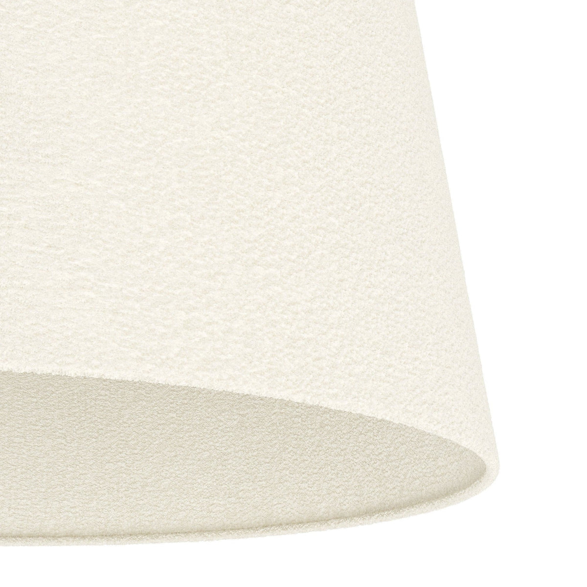 Febres Ceiling Light with White Fabric Shade