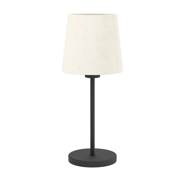 Febres Table Lamp with White Fabric Shade
