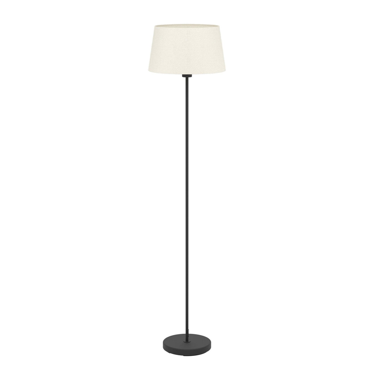 Febres Floor Lamp with White Fabric Shade