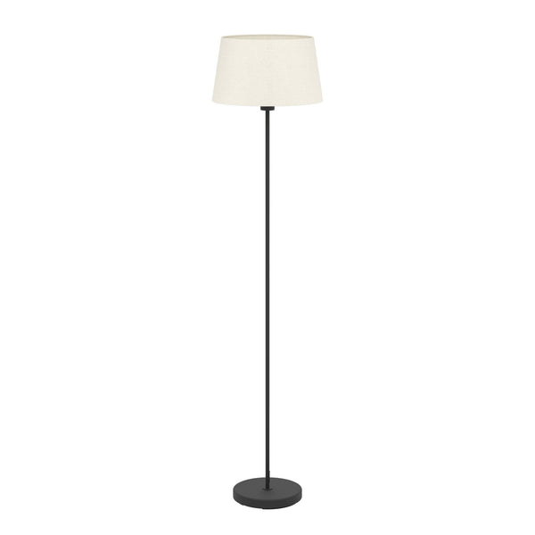 Febres Floor Lamp with White Fabric Shade