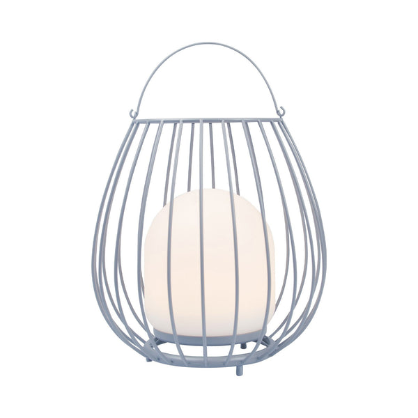 A close up of the lamp in a studio setting.