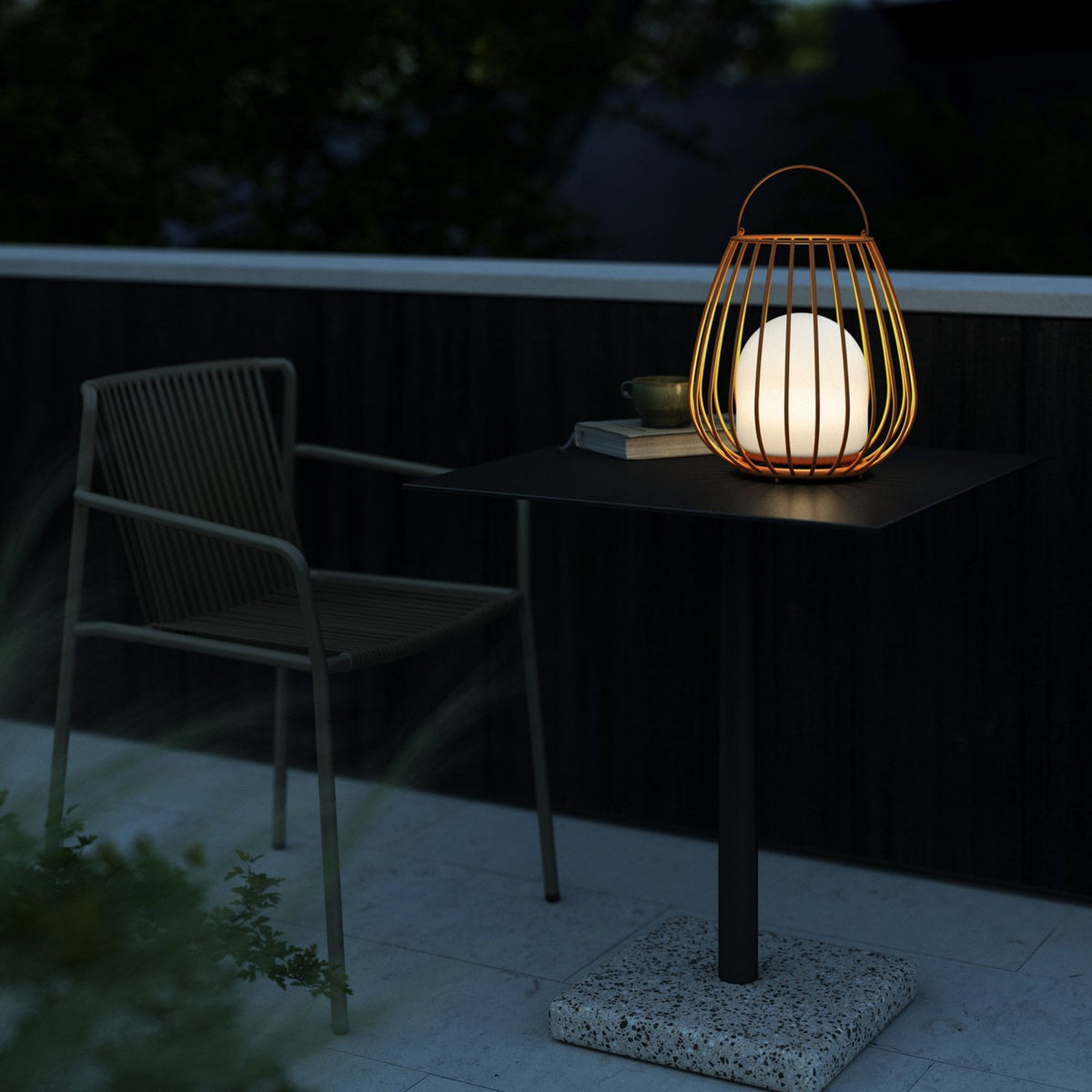 Jim To-Go Rechargeable Portable Table Lamp in Orange