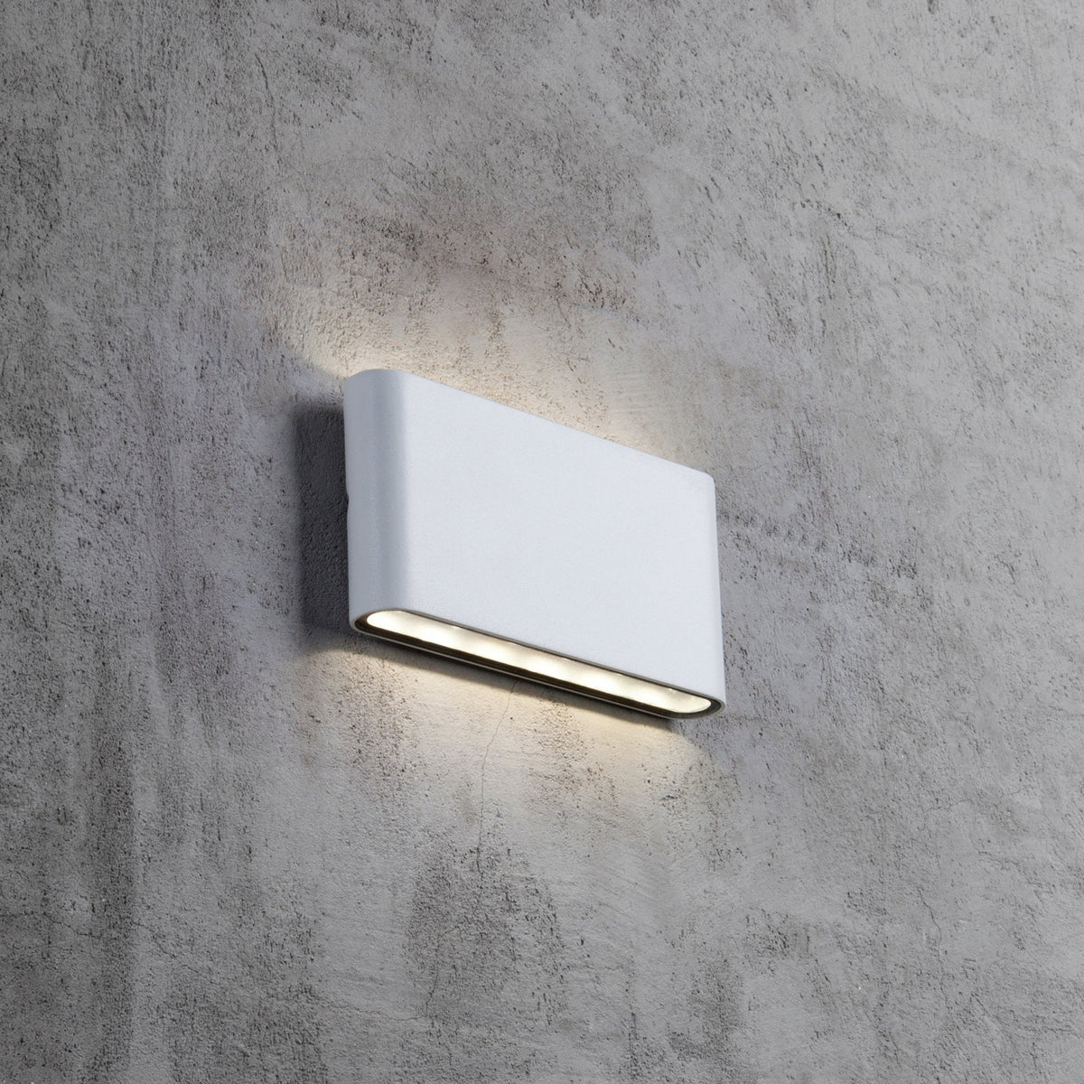 Kinver IP54 LED Up and Down Wall Light in White